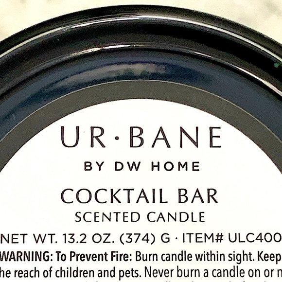 DW HOME CANDLE COCKTAIL BAR-BOURBON WHISKY 2 WICK NEW UR.BANE - Picture 4 of 4